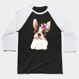 Cute French Puppy Dog Lover Bulldog Gift T-shirt Baseball T-Shirt